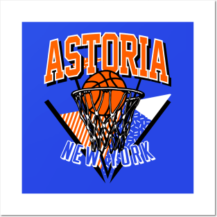 New York Basketball Astoria Throwback Posters and Art